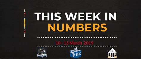 This Week In Numbers 10 15 March 2019 Sabc News Breaking News