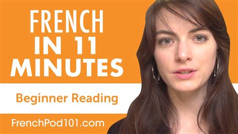 Minutes Of French Reading Comprehension For Beginners Youtube