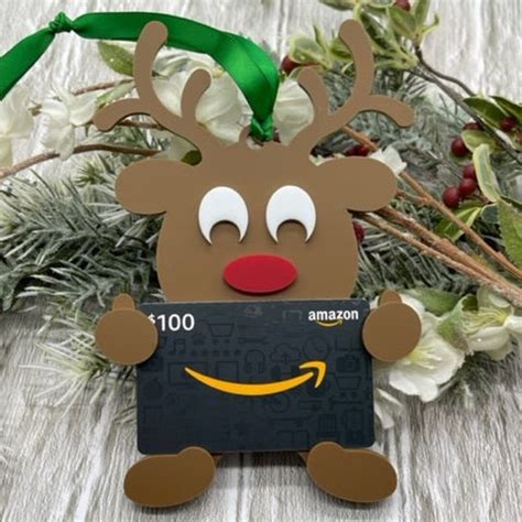 Reindeer Gift Card Holder Ornament Gift Card Holder Reindeer Ornament
