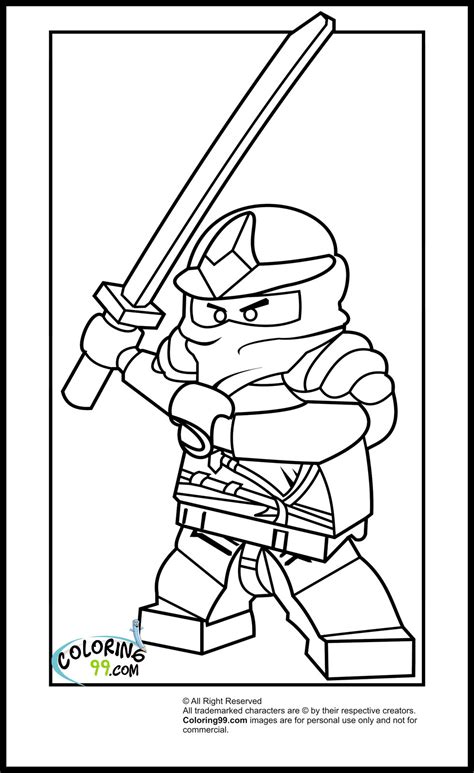 LEGO Ninjago Zane Coloring Pages | Minister Coloring