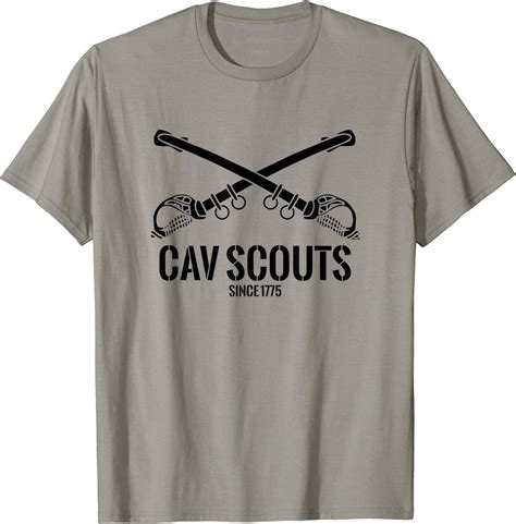 Cavalry Scouts Since 1775 Army T Shirt 20302 Clothing