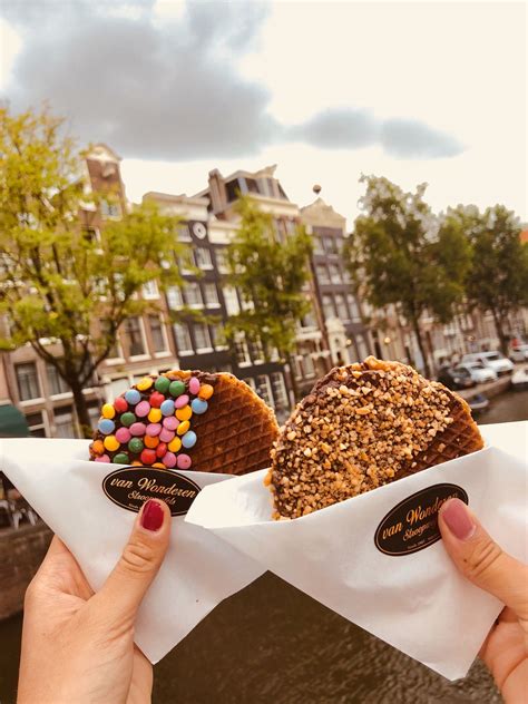 Van Wonderen Stroopwaffelstypical Snack From Amsterdam Danish Bakery