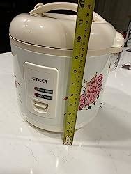 Tiger Jaz A U Fh Cup Uncooked Rice Cooker And Warmer With Steam