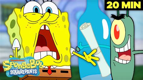 Every Time Plankton Nearly Stole The Krabby Patty Secret Formula