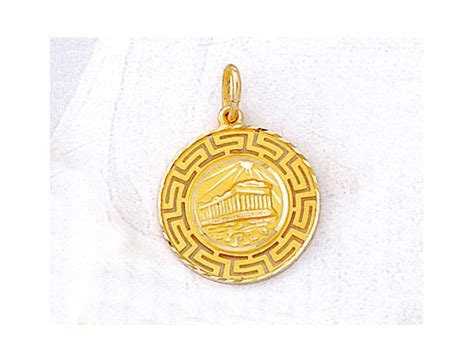 Greek Jewelry 14k Gold Pendants Ancient Greek Pendants Gold