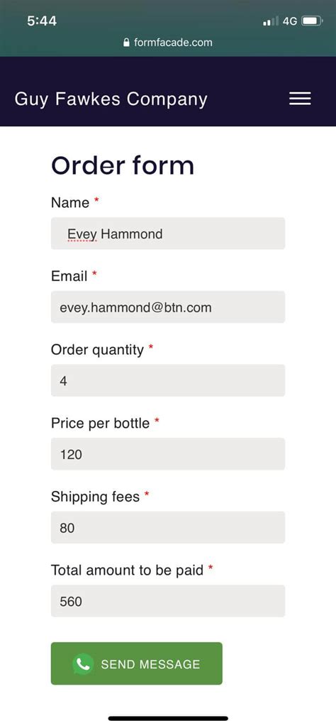 WhatsTarget - Create WhatsApp order form using Google Forms