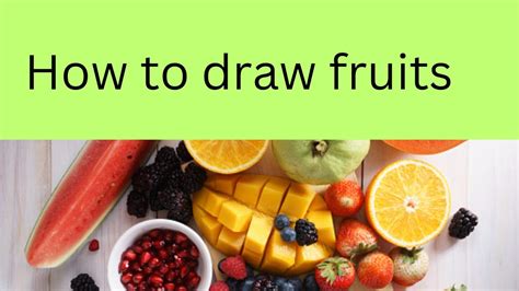 Fruits Color Fruits Complete Tutorial How To Draw And Color Cocomama Youtube