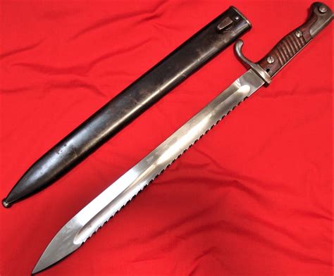 Ww1 German Army 9805 Sawback Butcher Bayonet Sword By E And F Horster