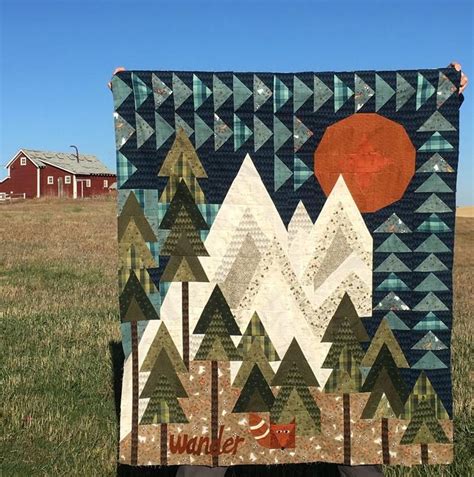 The Mountains Are Calling Quilt Pattern One Sister Designs Etsy