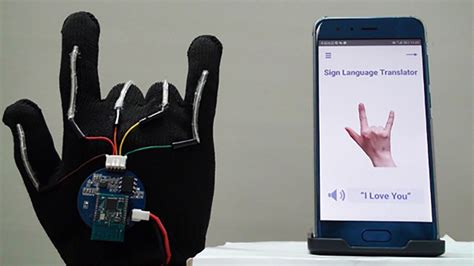 This New High Tech Glove Translates Sign Language Into Speech In Real