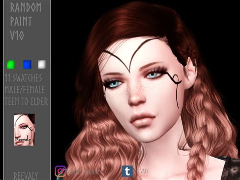Warpaint V1 By Reevaly At Tsr Sims 4 Updates