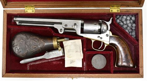 sold price colt model 1851 navy 36 cal percussion revolver invalid date cst