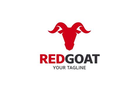 The goat app has been on the rise in the sneaker community for the past. Red Goat Logo | Creative Logo Templates ~ Creative Market