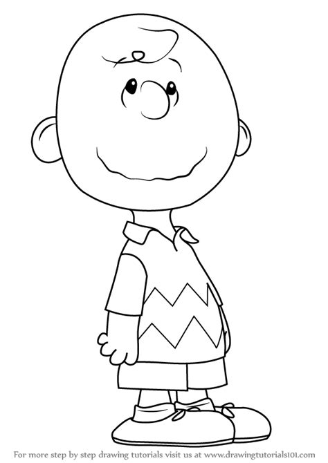 How To Draw Charlie Brown From The Peanuts Movie The Peanuts Movie