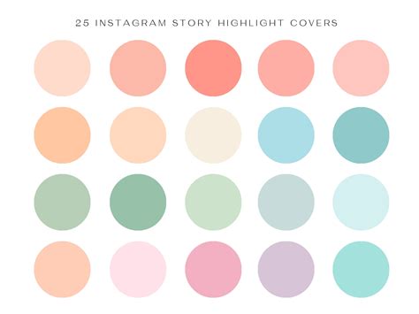 Instagram Highlight Covers Colors Ubicaciondepersonascdmxgobmx