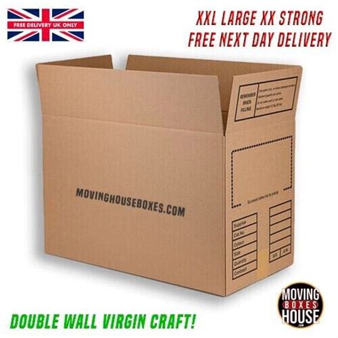24 inch extra large double wall cardboard house moving boxes removal packing box ebay