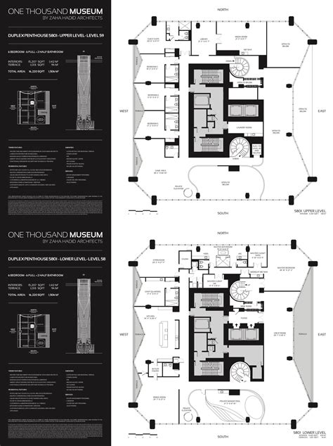 One Thousand Museum By Zaha Hadid Architects Duplex Penthouse Zaha