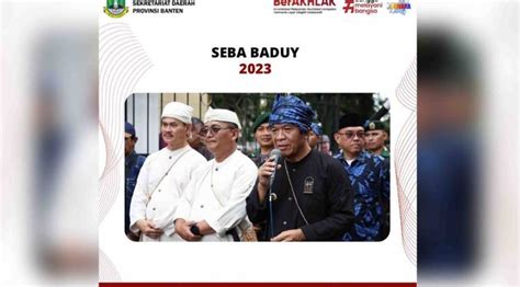 Warga Sedulur Banten Penjabat Pj Gubernur Banten Al Muktabar