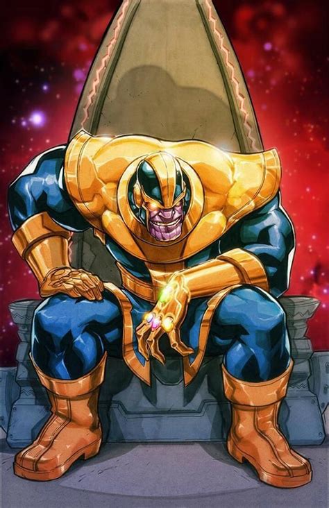Thanos Art By Mia Cabrera Marvel Comic Character Comic Book Characters