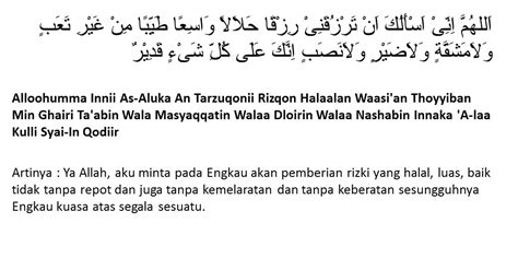 Doa Minta Rezeki Yang Barokah Dalam Islam