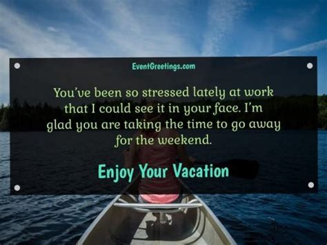 15 Enjoy Your Vacation Quotes And Messages Events Greetings