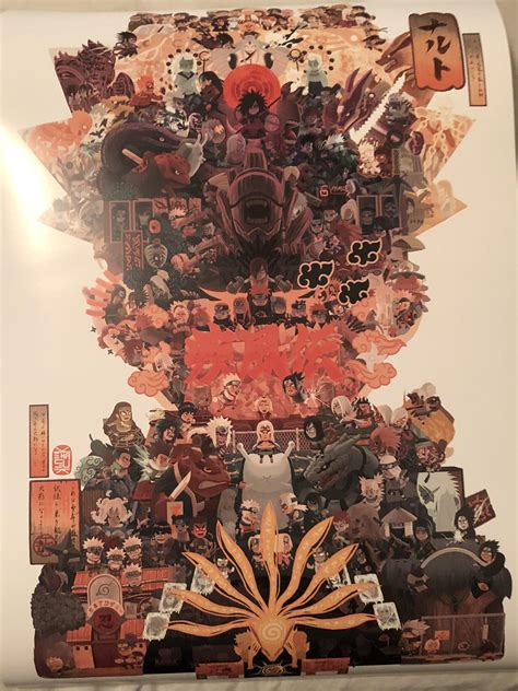 My Naruto World Poster Just Came In From Kehasuk And I Love It The