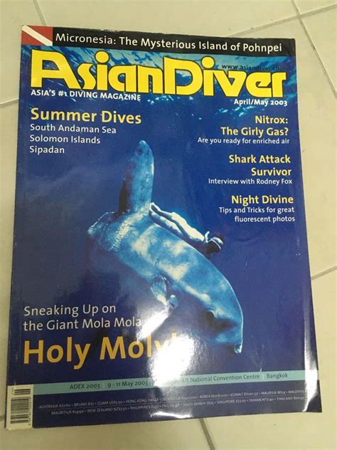 Asian Diver Magazine Aprilmay 2003 Edition Hobbies And Toys Books