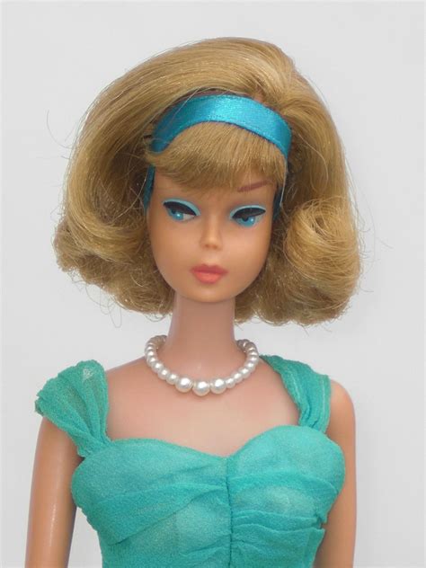 Side Part American Girl Rare Pretty Blonde Girl Barbie Barbie Diy Vintage Barbie Dolls Barbie