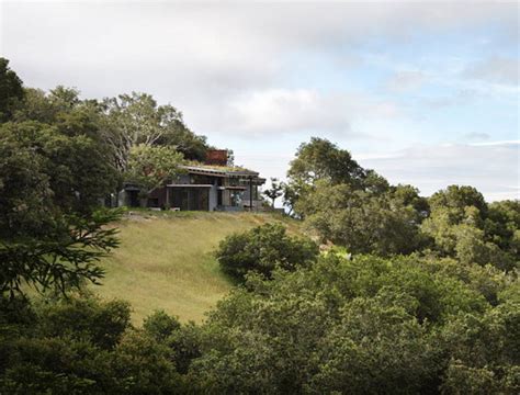 Luxury Hidden Hillside Home In Carmel Valley California With A Grass