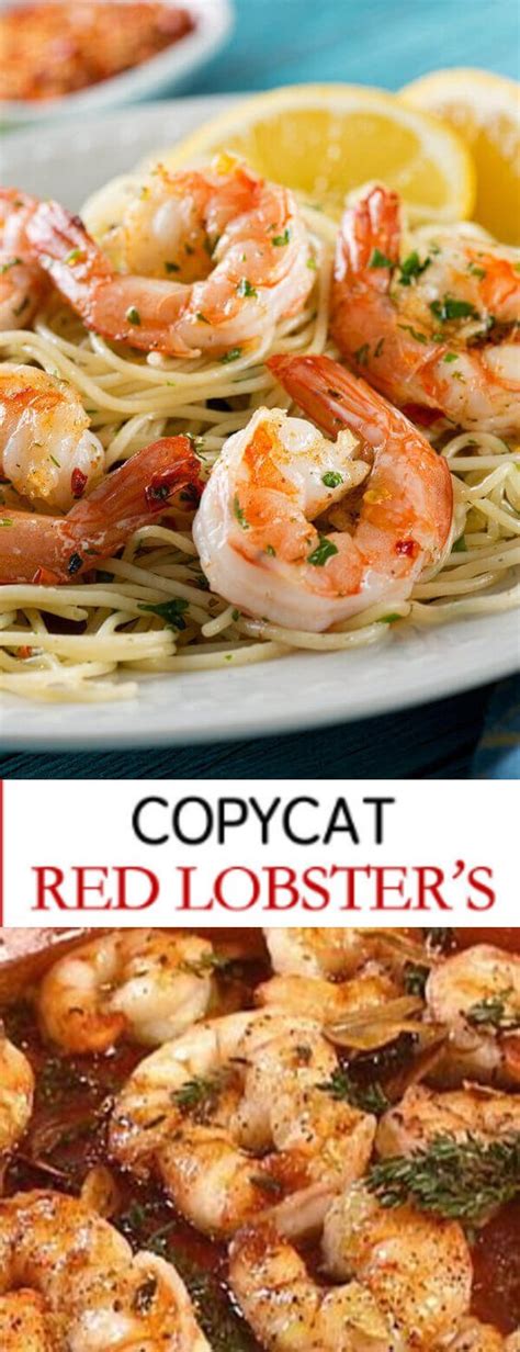 And if you are a shrimp lover, then you can't ignore its shrimp scampi. Copycat Red Lobster Shrimp Scampi Recipe in 2020 | Red ...