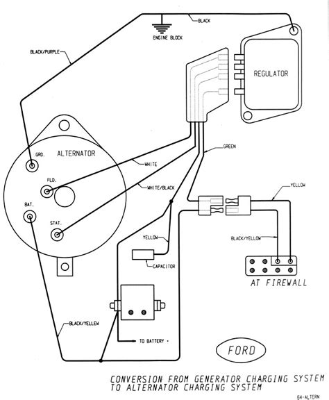 Ford Alternator Wire Diagram