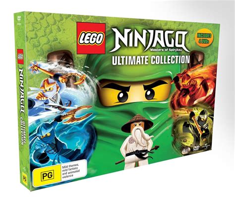 Lego Ninjago Masters Of Spinjitzu Ultimate Collection 4 Disc Dvd