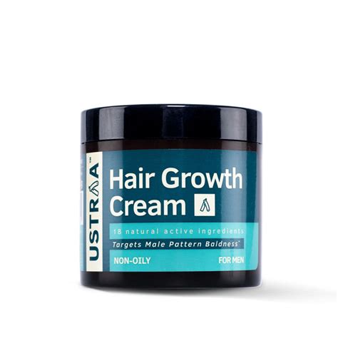 Ustraa Hair Growth Cream 18 Natural Active Ingredients Targets Male