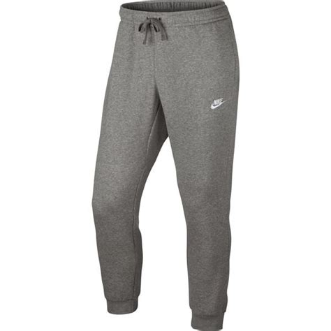 Nike Nsw Joggebukse Fleece Gråhvit Unisportstoreno