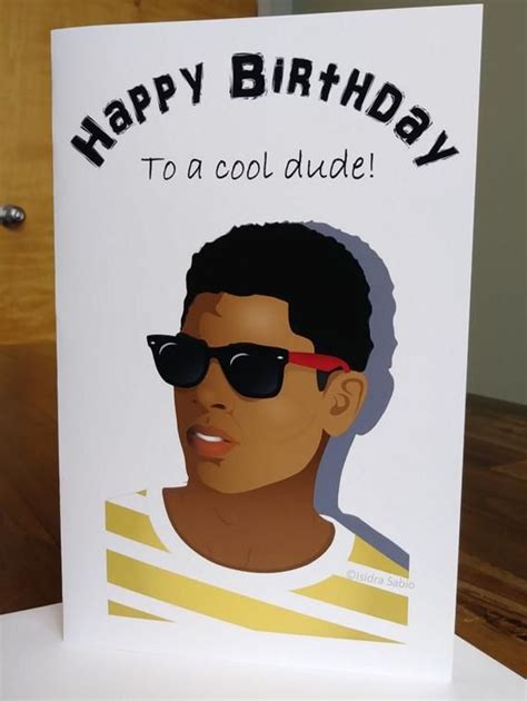 Birthday Card For Man African American Man Birthday Card Etsy