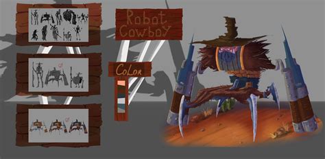 Artstation Robot Cowboy