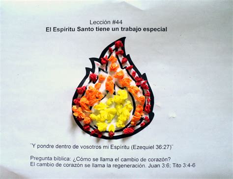 Sermones biblicos para conocer la persona del espíritu de dios. Manualidades 5-6