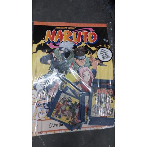 Kit Álbum De Figurinhas Naruto shonen Jump 100 Figurinhas