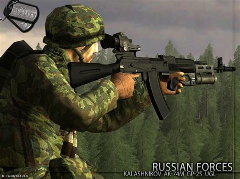 Russian Forces Ak 74m Gp 25 Ugl Image Project Reality Battlefield 2