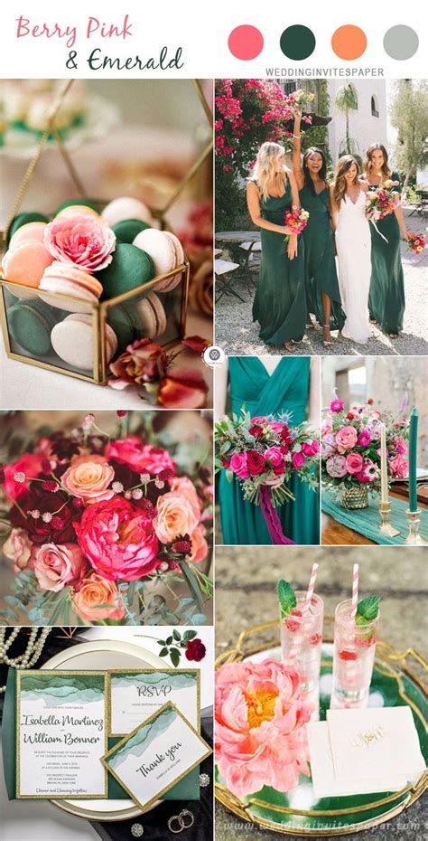 2020 Top 8 Bright And Fresh Spring Color Palettes Pink Wedding Colors
