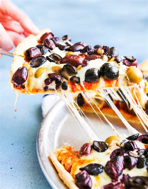 Loaded Olive Pizza Recipe Pip And Ebby