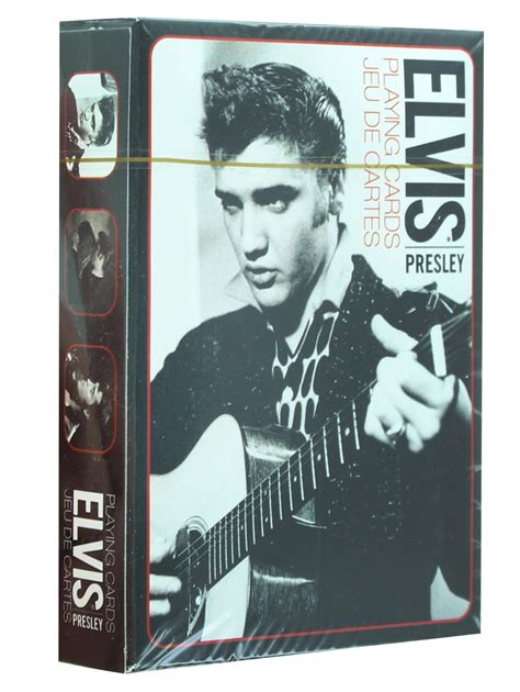 Elvis Presley Black And White Playing Cards 52 Card Deck 2 Jokers