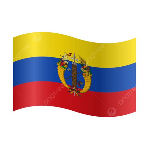 Vector Realistic Of Colombia Flag Colombia Flag Colombia Flag Png