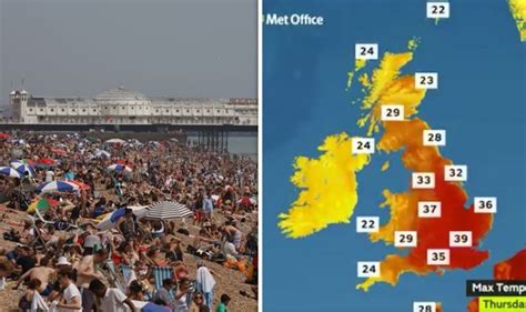 Uk Hot Weather Has The Uk Broken The Hottest Temperature Ever Yet Weather News Express Co Uk
