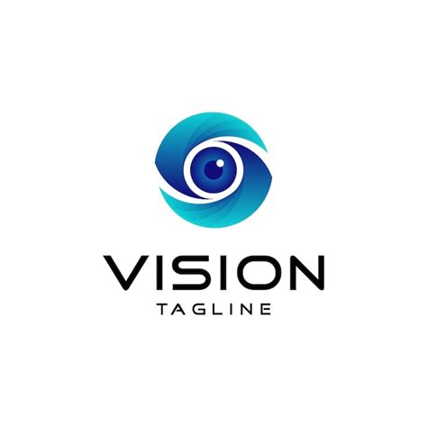 Premium Vector Modern Vision Logo
