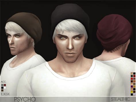 My Sims 4 Blog Stealthic Psycho Hair For Males