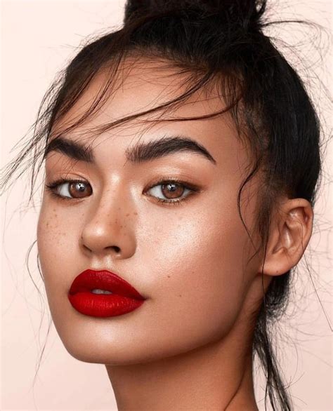 Strong Lips Soft Eyes Photoshoot Makeup Red Lip Makeup Red Lips Makeup Look
