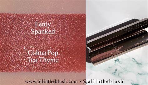 Fenty Beauty Spanked Mattemoiselle Plush Matte Lipstick Dupes All In