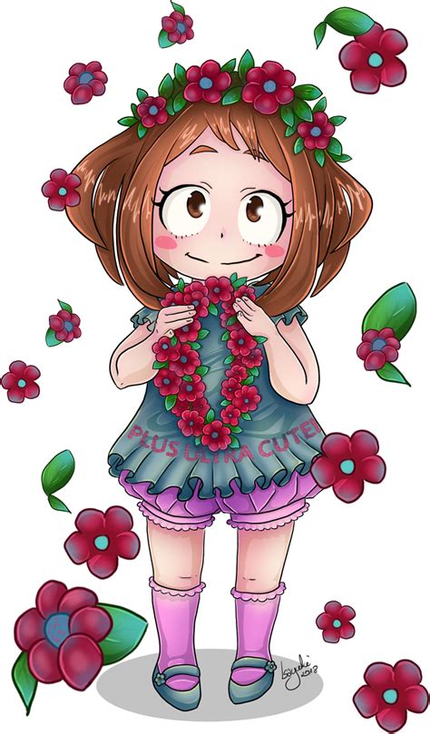 Who protects the heroes when they need protecting? Ochako Uraraka Cute Fanart | aesthetic name