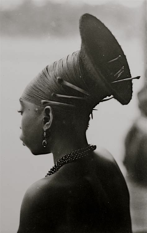 Africa Mangbetu Hairstyle Congo Ca 1920 1930s © Casimir Ostoja
